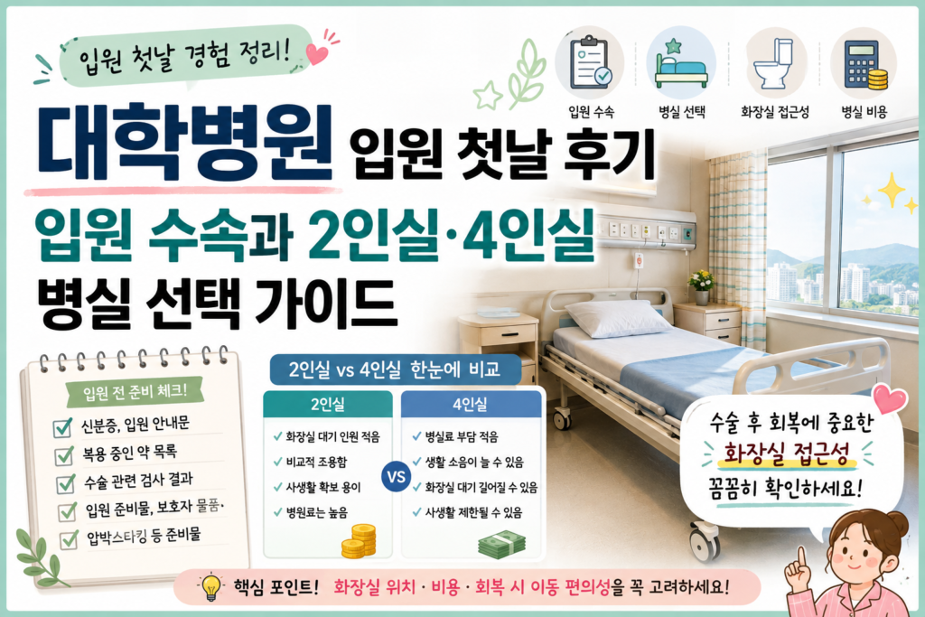 대학병원 입원