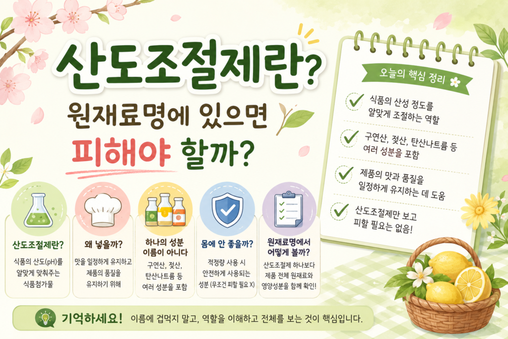 산도조절제