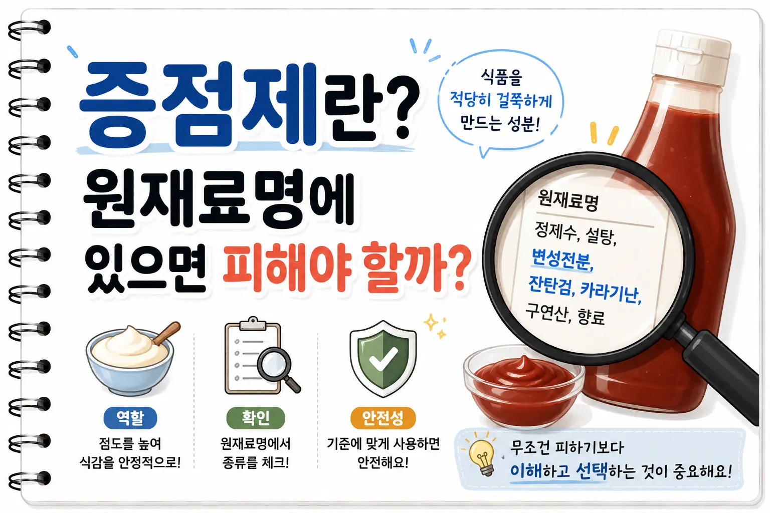 증점제란? 원재료명에 있으면 피해야 할까?