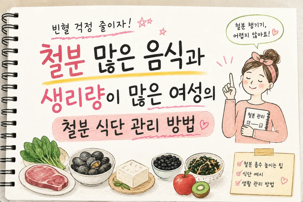 철분 많은 음식