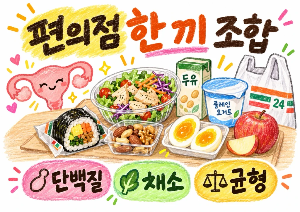 여성질환 편의점 음식